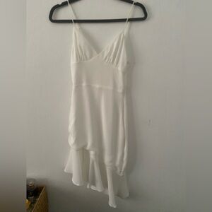 Superdown White Textured Dress